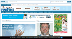 Desktop Screenshot of naturalpractitionermag.com